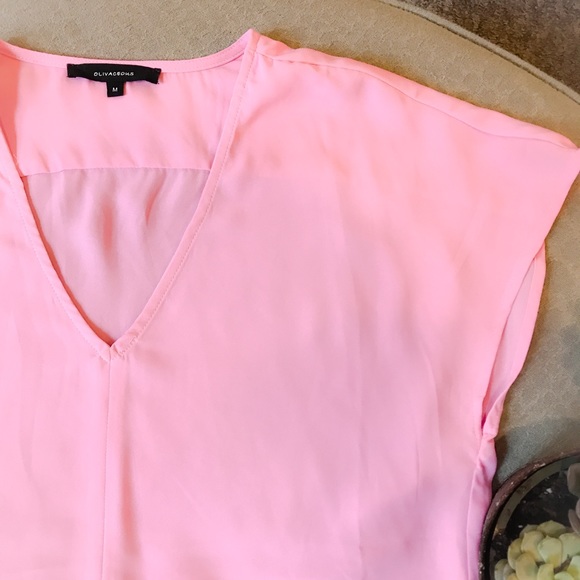 OLIVACEOUS Pink blouse - Picture 2 of 4